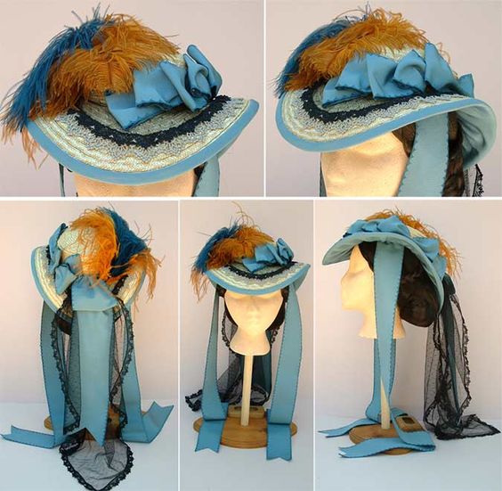 Late 1850s - 1860sfashionhat