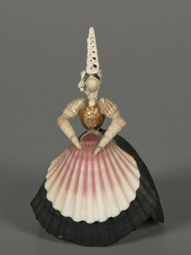 french shell doll